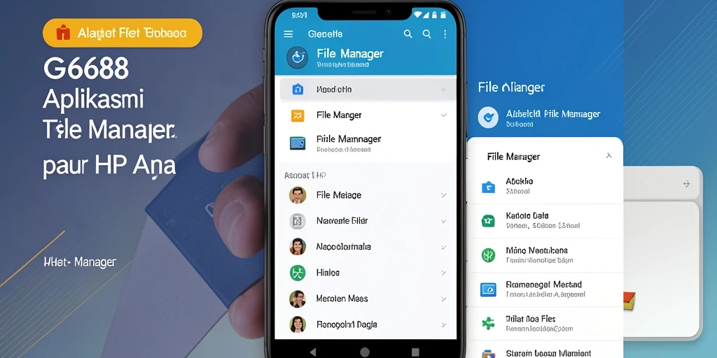 Screenshot utama G668 menampilkan antarmuka File Manager yang modern dan mudah digunakan.