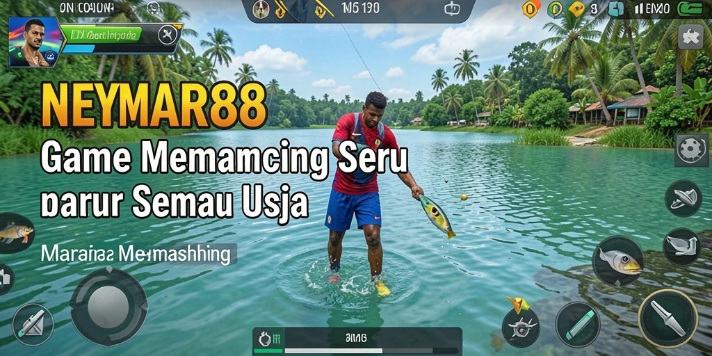 Tampilan antarmuka <strong>NEYMAR88</strong> yang menarik saat memancing.