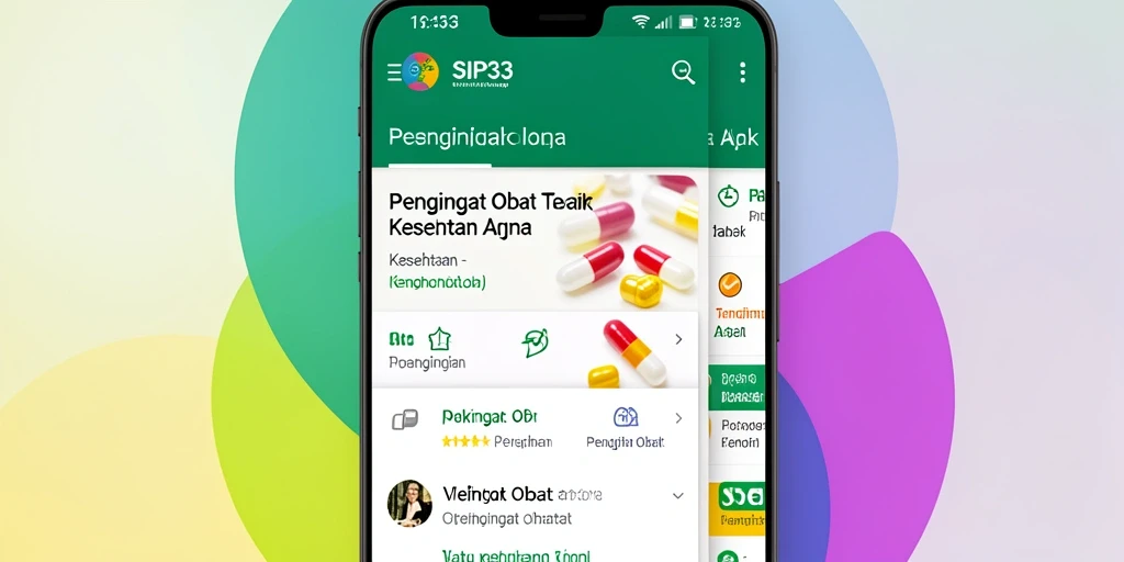 Tampilan antarmuka pengguna SIP33 yang sederhana dan fungsional.