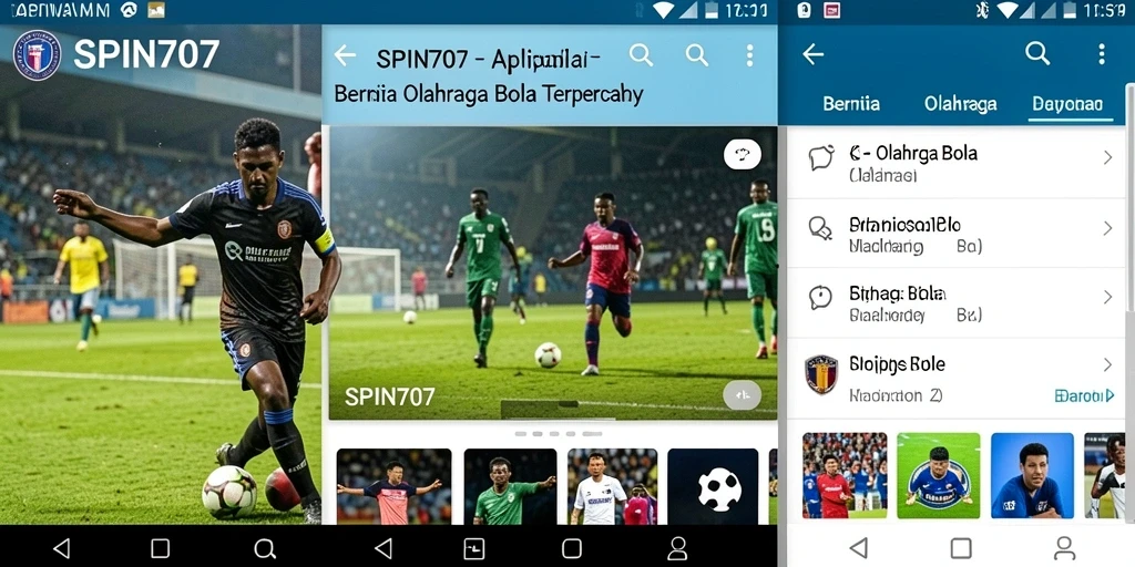 Tampilan antarmuka SPIN707 yang menarik dan informatif.